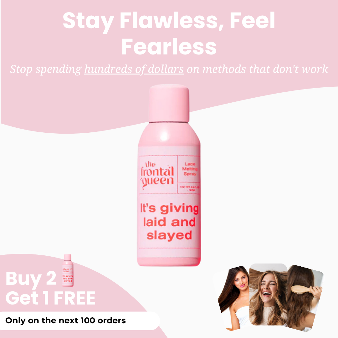 The Frontal Queen – Lace Melting Spray for Seamless, Sweat-Proof Hold