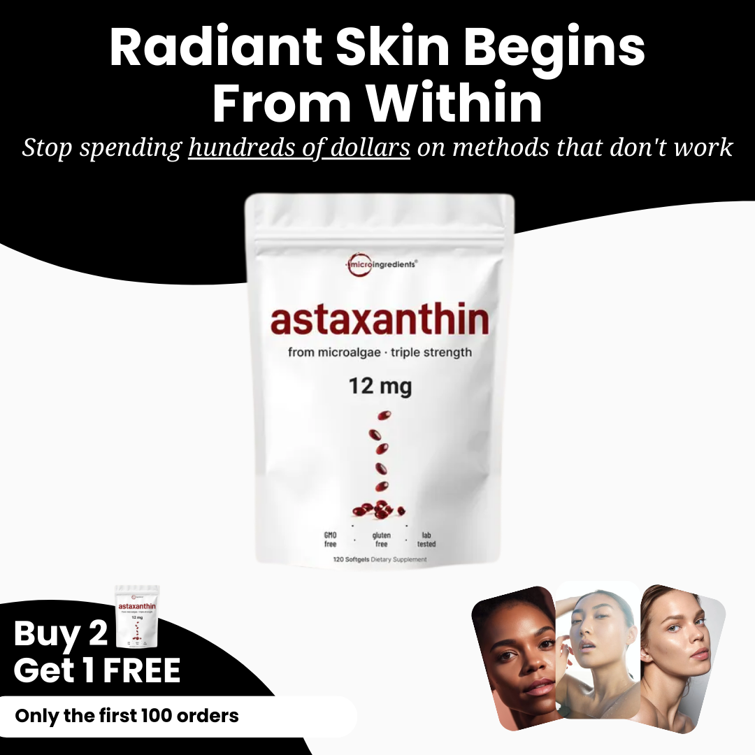 Astaxanthin - High-potency softgels for a natural tan and more radiant skin