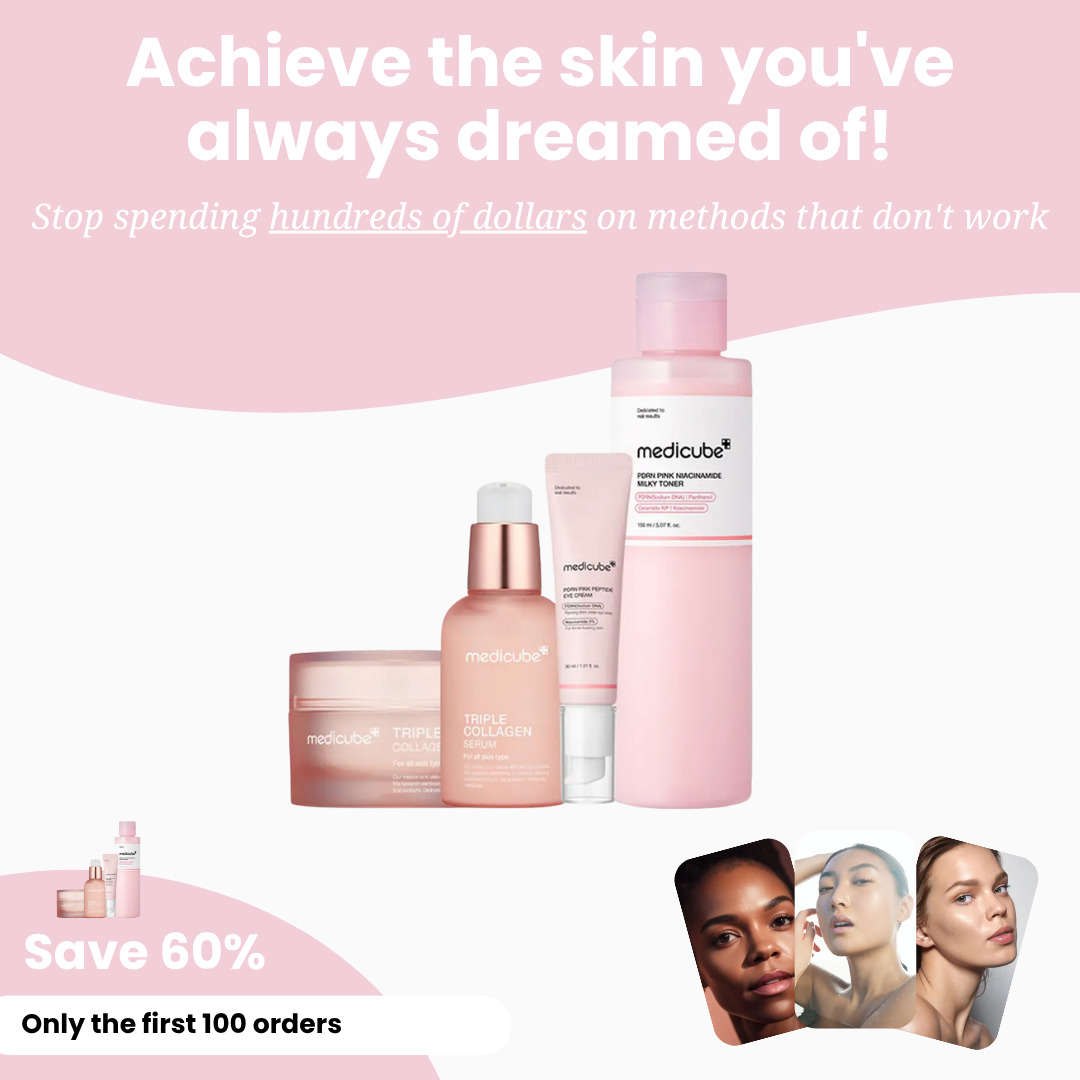 Medicube Miranda’s Barrier Support Set – Restores & Protects Skin Barrier with Triple Collagen Complex