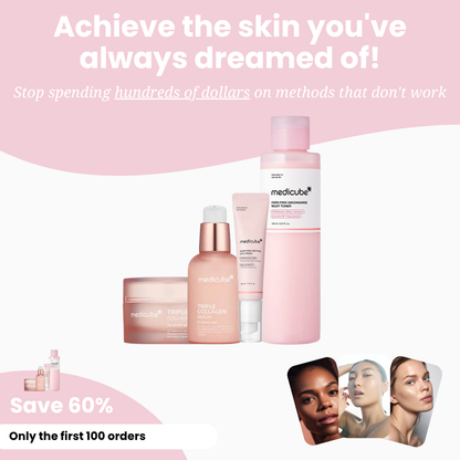 Medicube Miranda’s Barrier Support Set – Restores & Protects Skin Barrier with Triple Collagen Complex