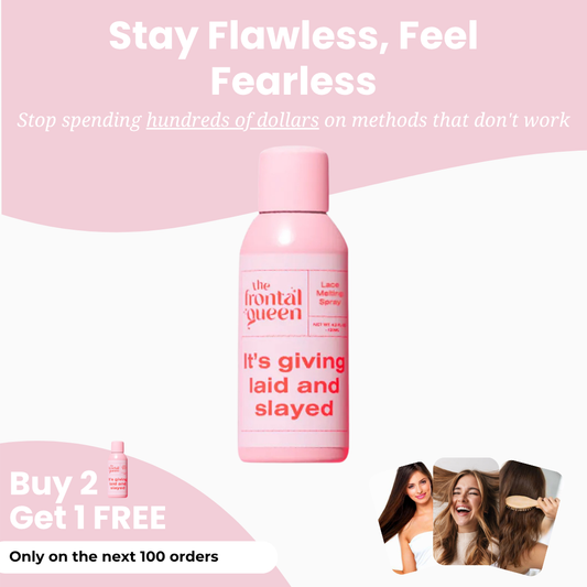 The Frontal Queen – Lace Melting Spray for Seamless, Sweat-Proof Hold
