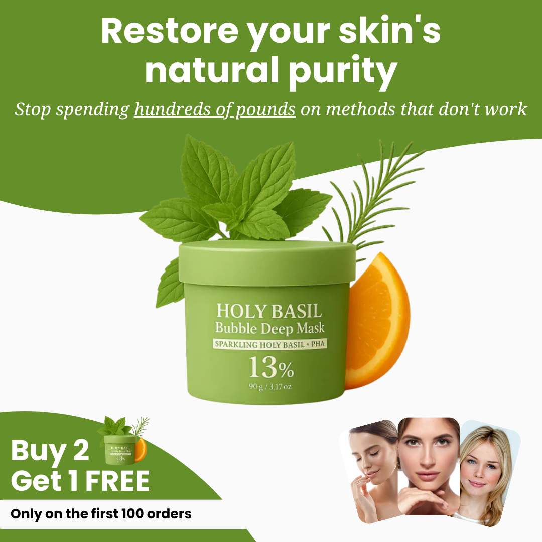 Holy Basil - Bubble Deep Mask
