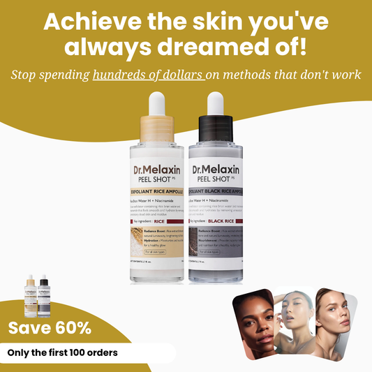 Dr.Melaxin Peel Shot Glow Rice Ampoule Duo