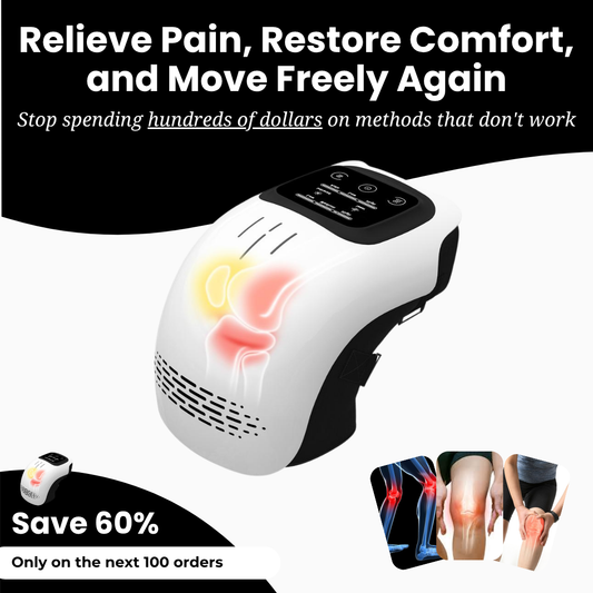 Knee Massager – Instant Pain Relief, Therapeutic Heat, and Comfort Anywhere